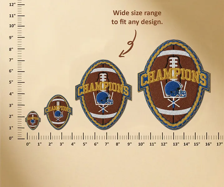 Custom Sports Patches for Various Sizes 