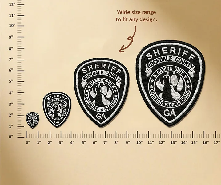 Custom Police Patches for Various Sizes 