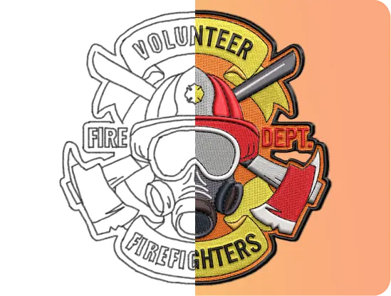 custom fire department velcro patches custom fire department velcro patches