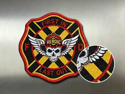 Woven Fire Department Patches