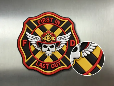 PVC Fire Department Patches