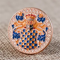 Vintage Shield Pin Badges