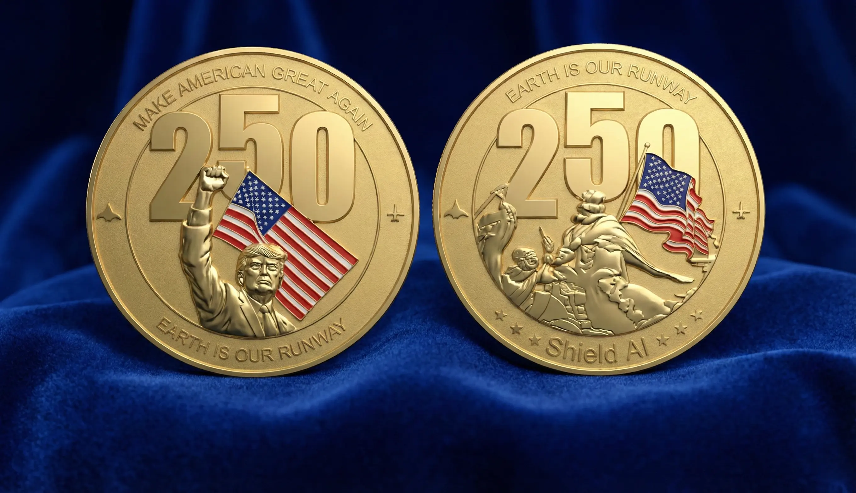 250th anniversary coin trump 250th anniversary coin trump