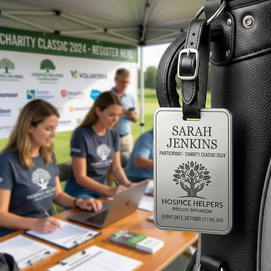 Bag Tag for Charity Tournaments Bag Tag for Charity Tournaments