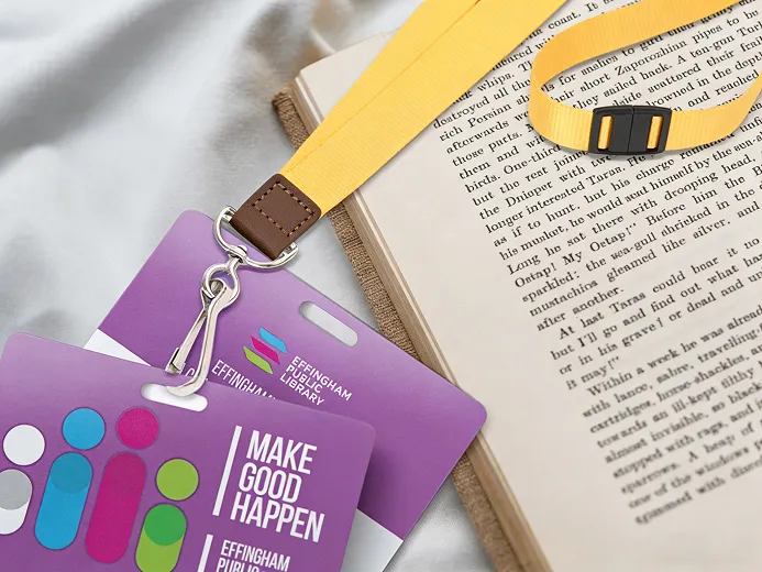 Blank Lanyards For Library Cards