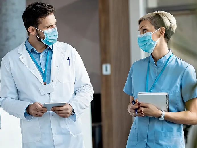 Blank Lanyards For Hospital Staff