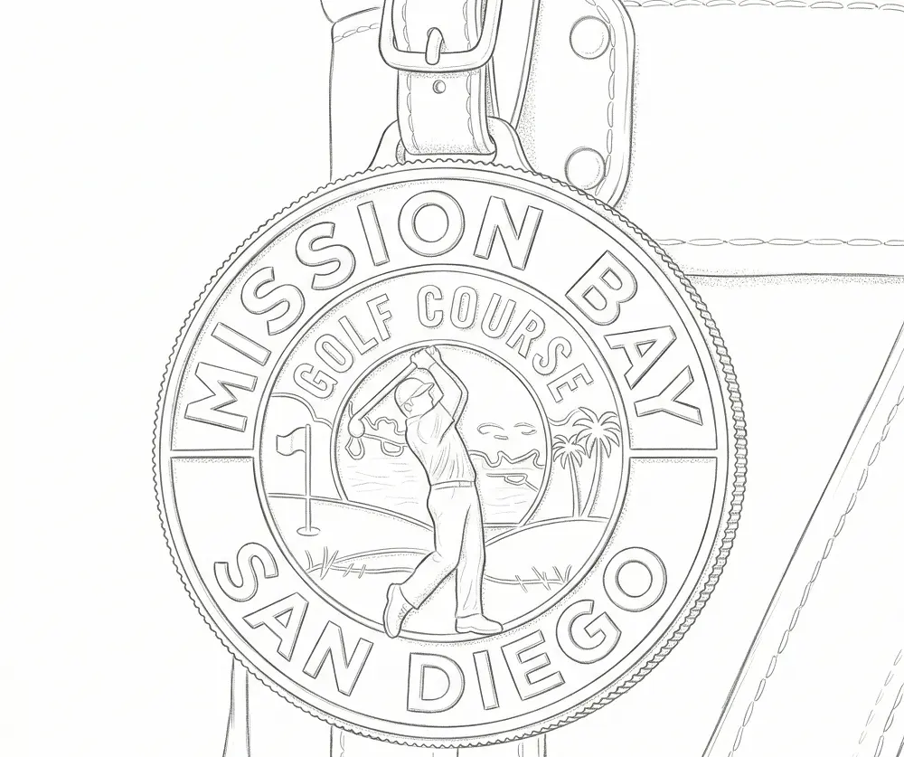 golf bag tag idea golf bag tag idea