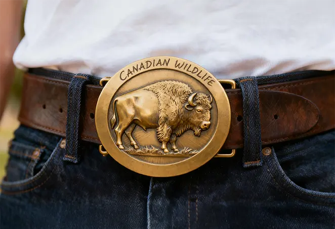 Vintage Bison Belt Buckle Canada Vintage Bison Belt Buckle Canada