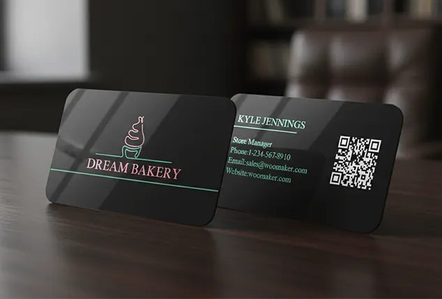 Business Card With QR Code Business Card With QR Code