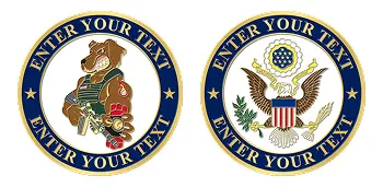 Military Eagle Custom Coins for Sale