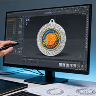 design online or with our team for custom medallions