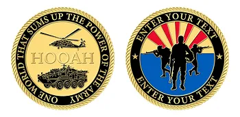 Custom Military Army Challenge Coins Templates