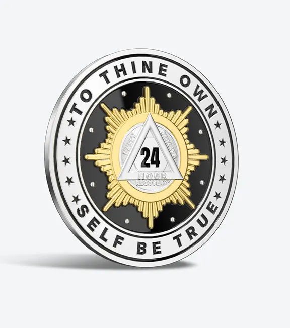 3D Sobriety Coins