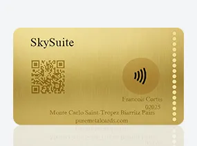 Gold Metal Business Card Template Gold Metal Business Card Template