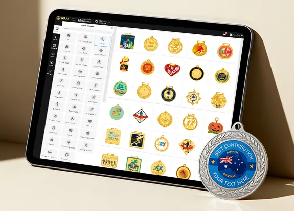 medals australia templates