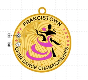 francistown custom medals