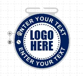 Custom Logo Here Medals