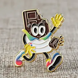 Chocolate Pin Badges