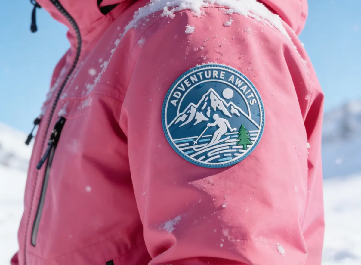 Custom PVC Patches on Skiwear
