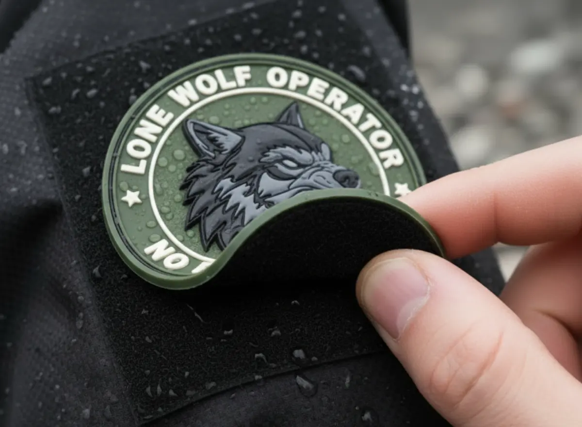 Custom PVC Patches with Velcro Backing