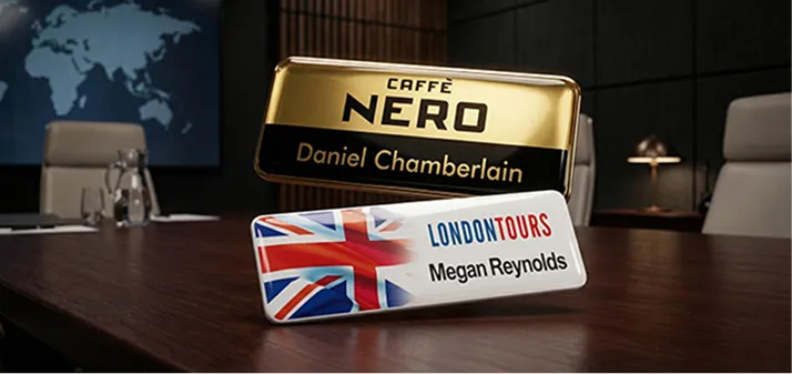 magnetic name badges uk