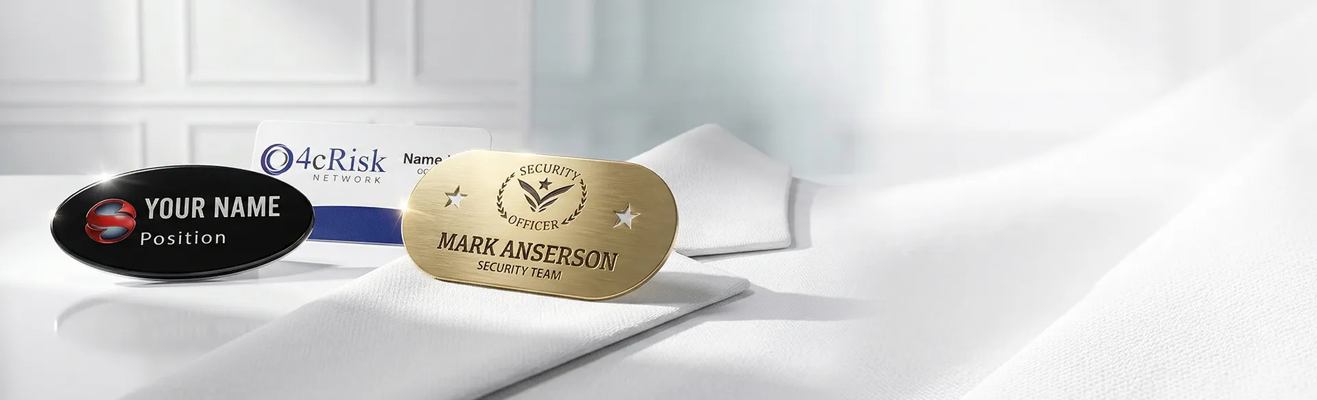 customize your own name badges