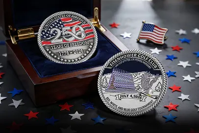 250th birthday challenge coin