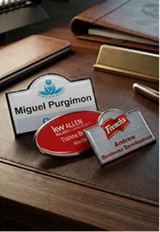 business name badges
