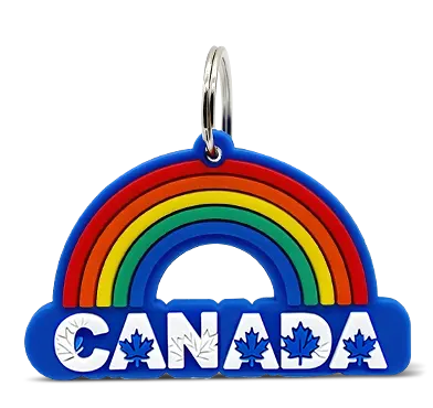 Custom Made Keychains for Canada Style