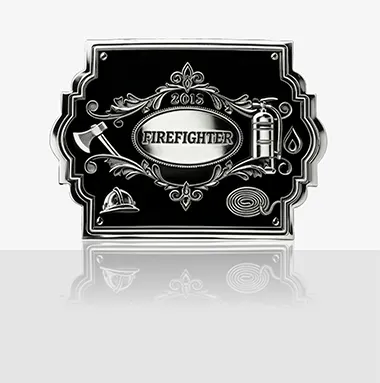 Custom Firefighter Hero Belt Buckles Custom Firefighter Hero Belt Buckles