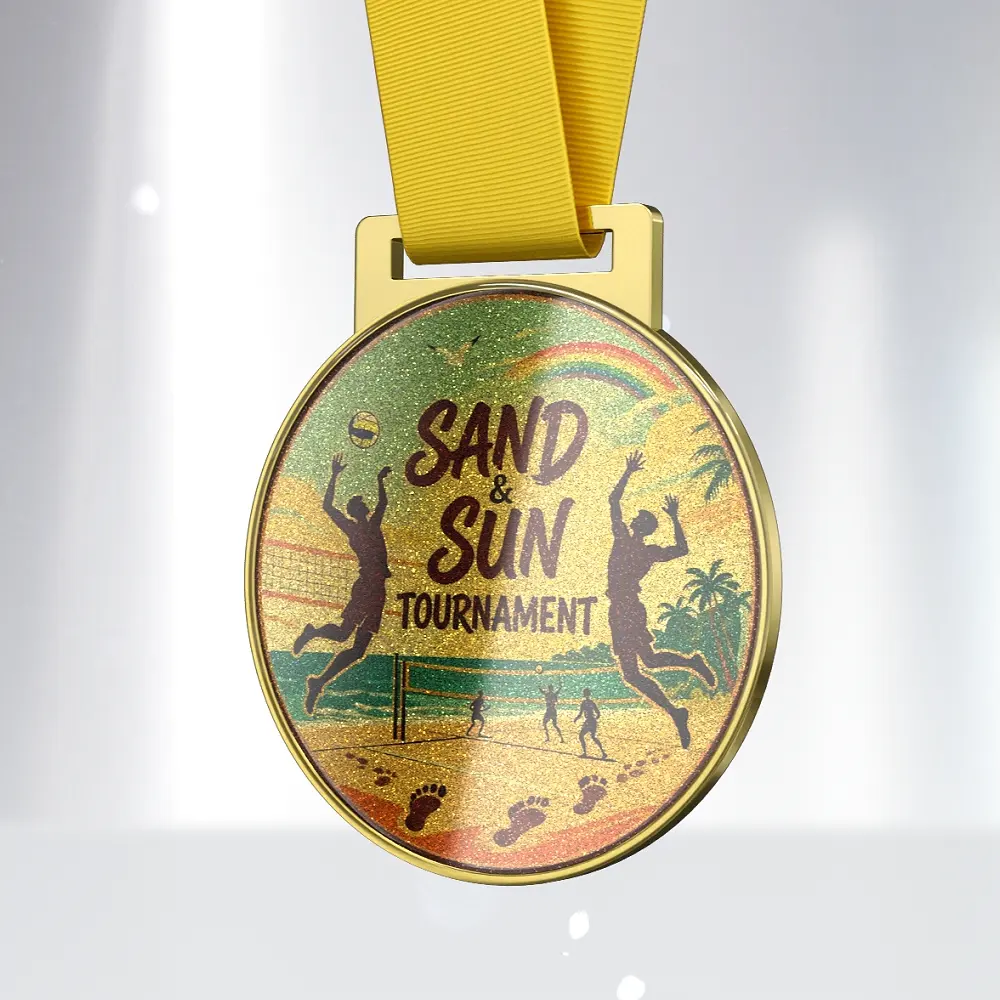 Transparent UV Print Medal