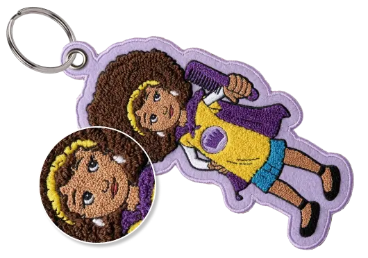 Custom Chenille Keychains