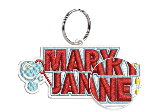 Embroidered Keychains