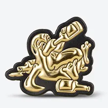 Custom One Color Flex Patches