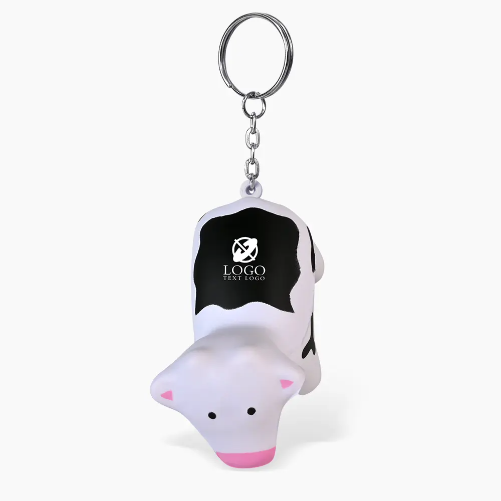 Custom Milk Cow Stress Reliever Keychains