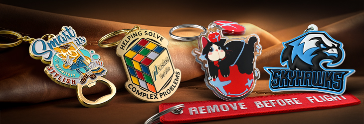 Custom Keychains with Logo | Personalized Keychains No Minimum - GSJJ