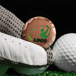 Hammered Styles Golf Antique Copper Ball Marker