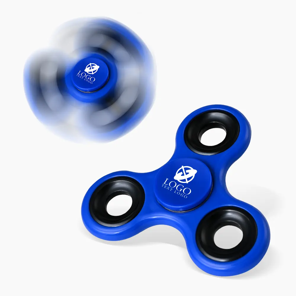 Custom Solid Color 3-leaf Fidget Spinner Toys