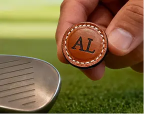 Monogrammed Golf Ball Markers
