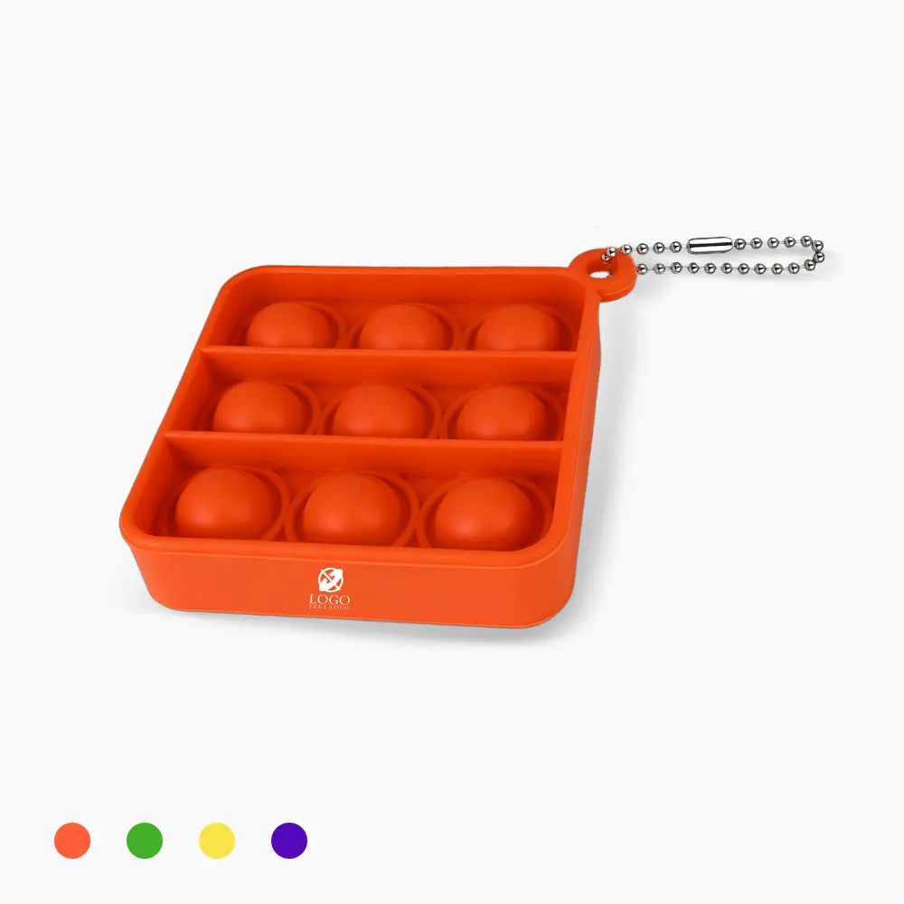 Promotional Mini Push Pop Bubble Keychains