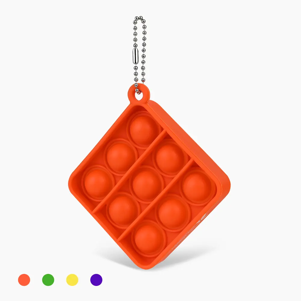Promotional Mini Push Pop Bubble Keychains