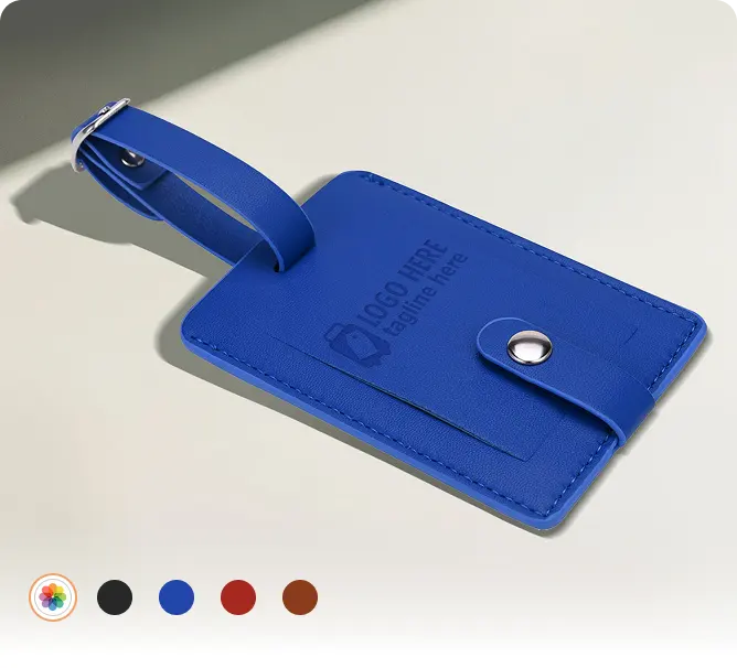 Wholesale PU Leather Luggage Tags with Buckle Straps Wholesale PU Leather Luggage Tags with Buckle Straps