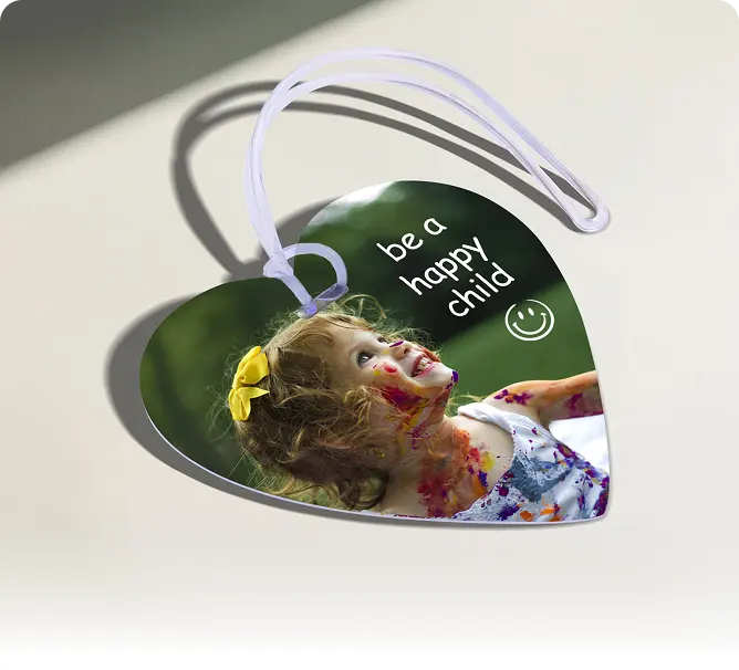 Customized Heart Shaped Luggage Tags with Logo Customized Heart Shaped Luggage Tags with Logo