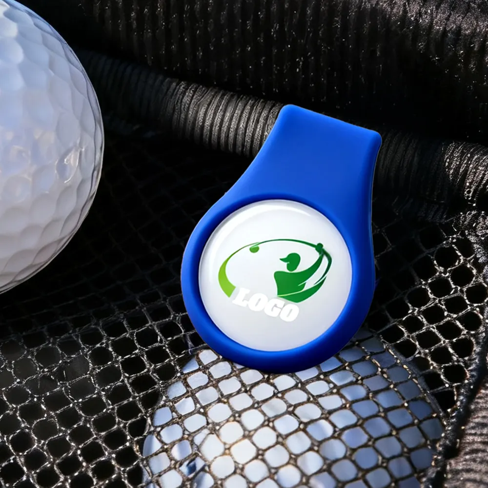 Golf Silicone Cap Clip with Ball Markers