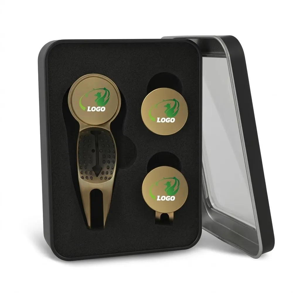 Premium Golf Divot Tool and Ball Marker Gift Set Premium Golf Divot Tool and Ball Marker Gift Set