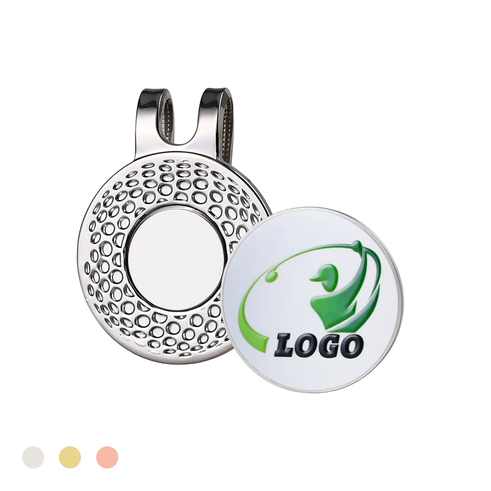 UV print Personalized Golf Ball Marker with No Minimum UV print Personalized Golf Ball Marker with No Minimum
