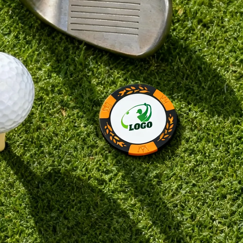 Custom Vibrant Color Golf Chip Coin Custom Vibrant Color Golf Chip Coin