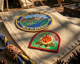 Custom Scout Patches Camping Adventure