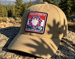 Girl Scout Patches Tribute to The Brave Cap