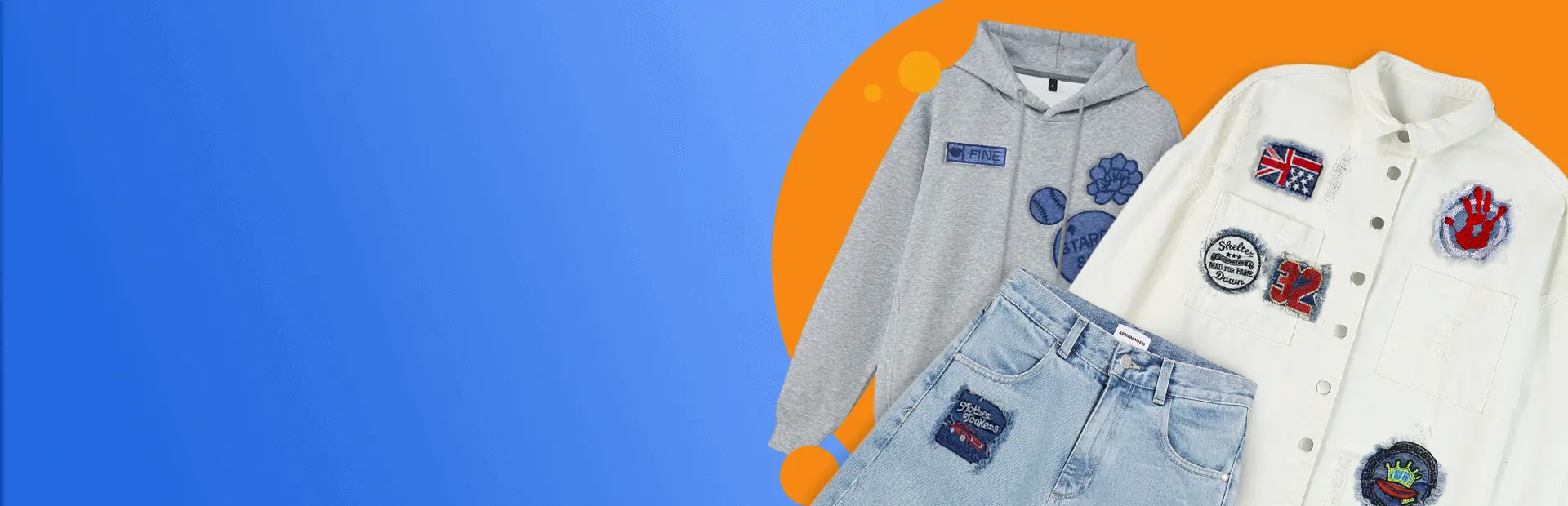 Wide Application of Denim Patches Wide Application of Denim Patches